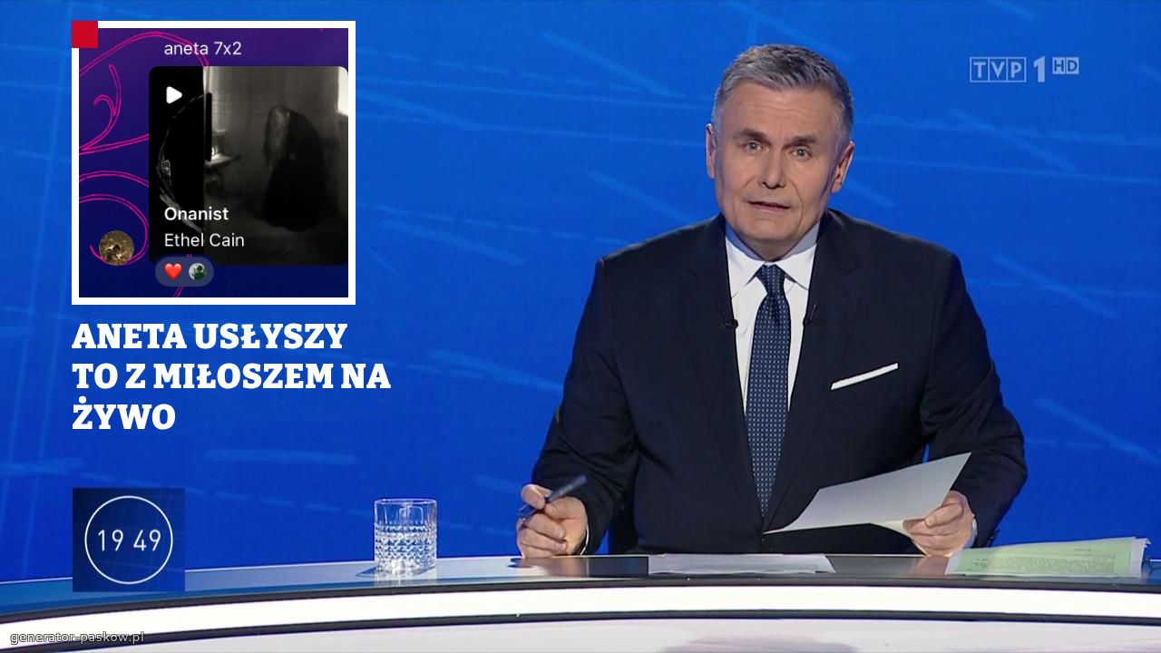 ANETA USŁYSZY TO Z MIŁOSZEM NA ŻYWO