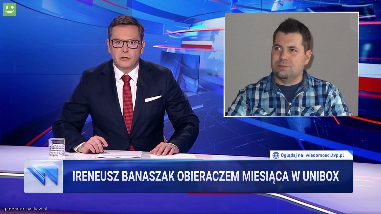 Ireneusz Banaszak obieraczem miesiąca w unibox