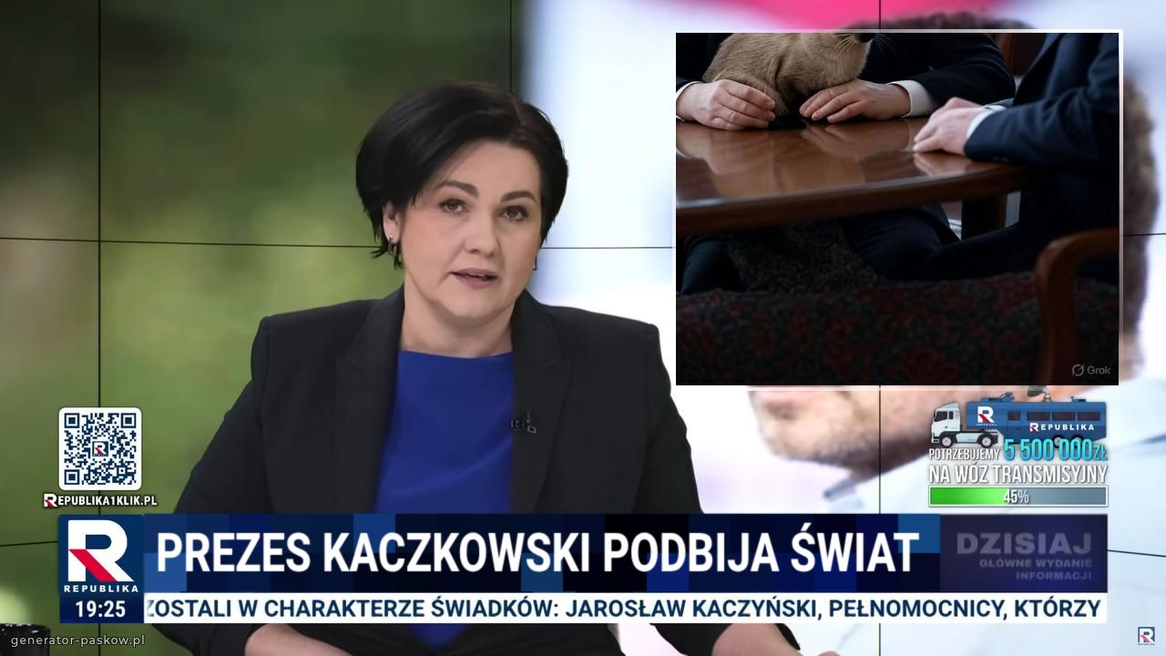 Prezes kaczkowski podbija świat 