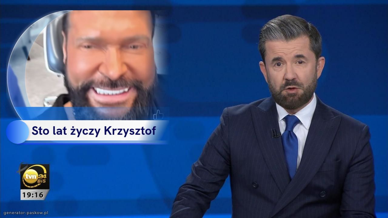 Sto lat życzy Krzysztof 
