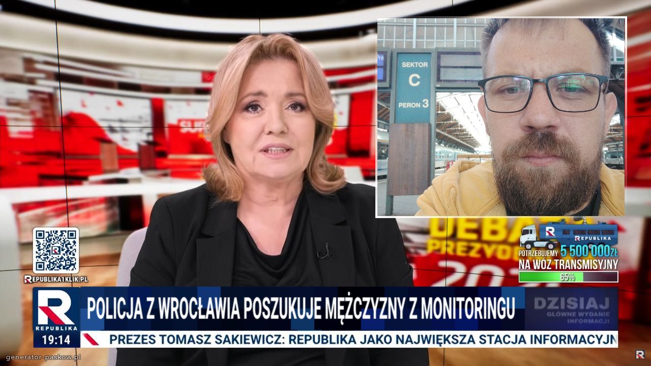 Policja z Wrocławia poszukuje mężczyzny z monitoringu 