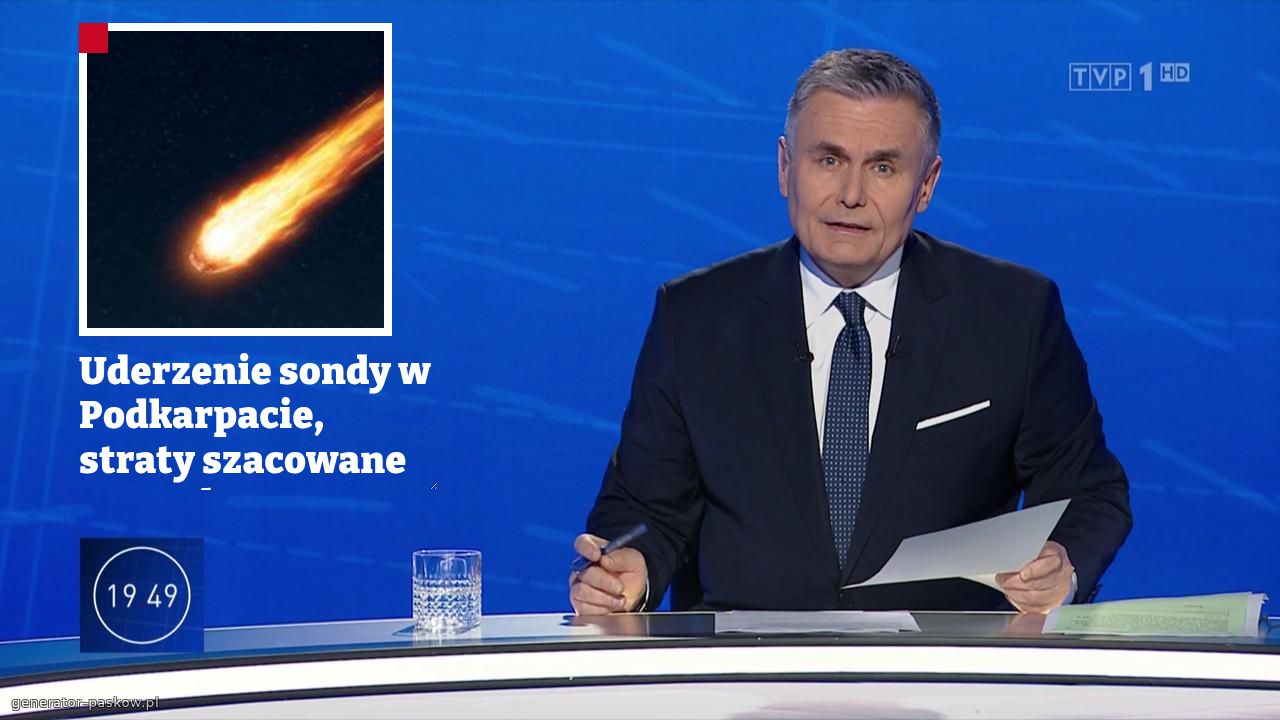 Uderzenie sondy w Podkarpacie, straty szacowane na 17 zł