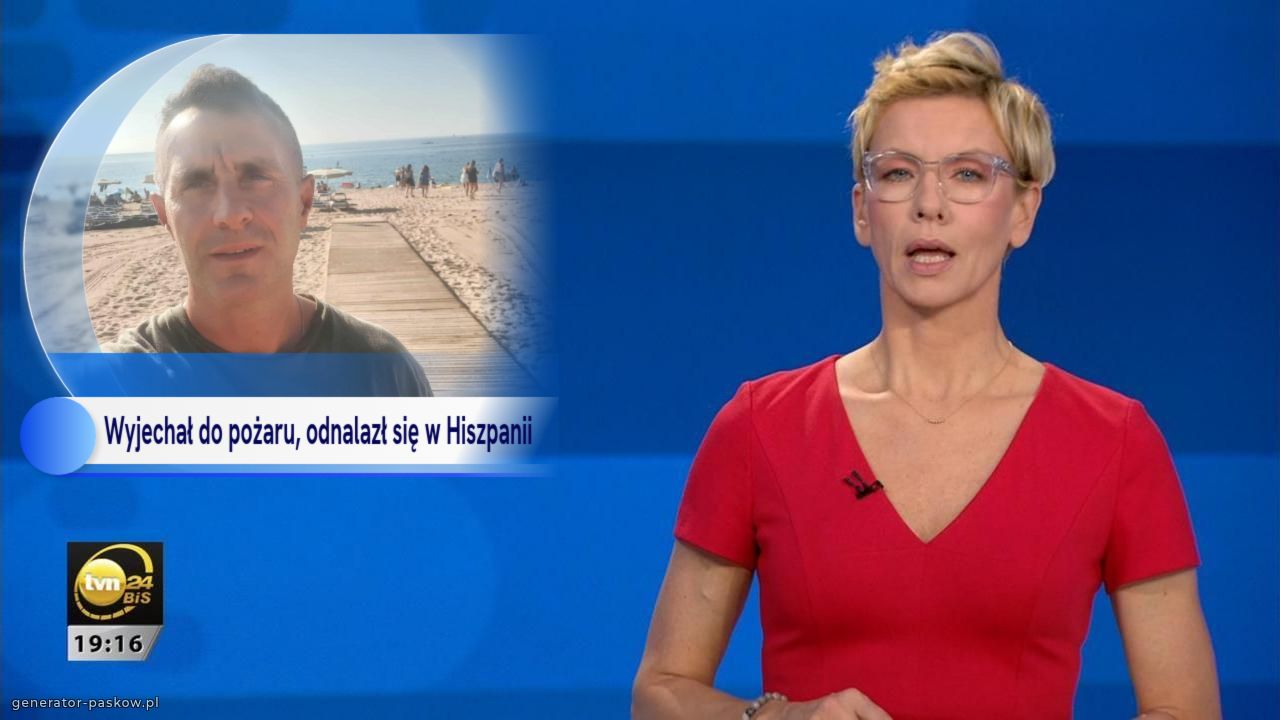 Wyjechał do pożaru, odnalazł się w Hiszpanii