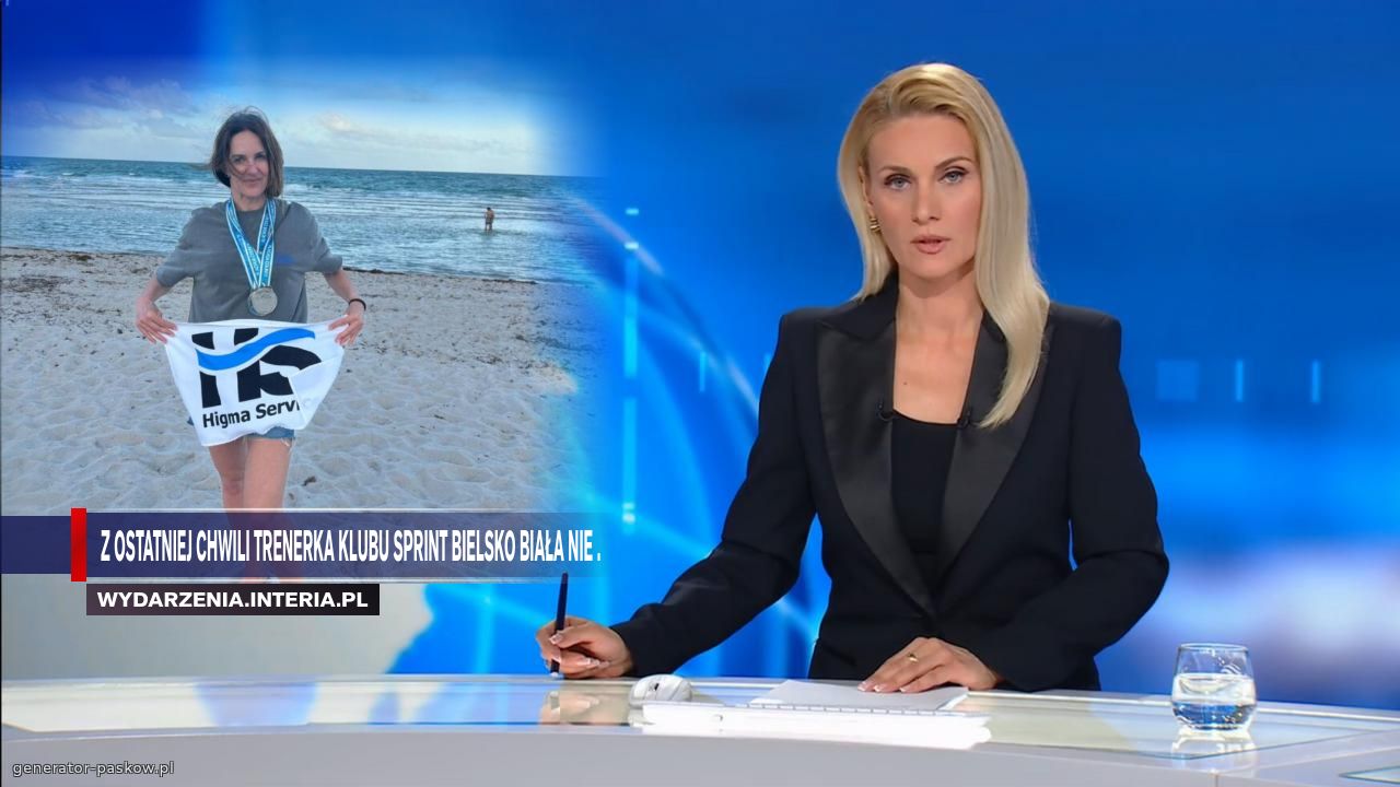 Z ostatniej chwili TRENERKA klubu sprint bielsko biała nie .