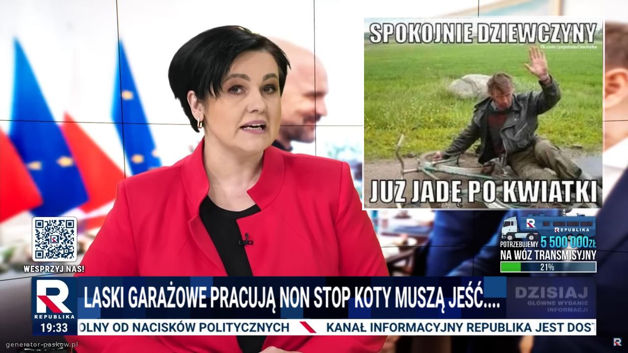 Laski garażowe pracują non stop koty muszą jeść....