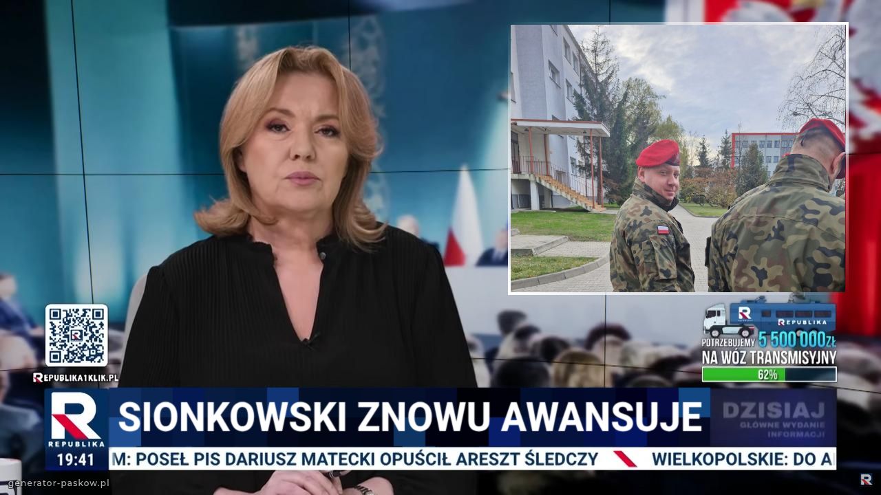 SIONKOWSKI ZNOWU AWANSUJE