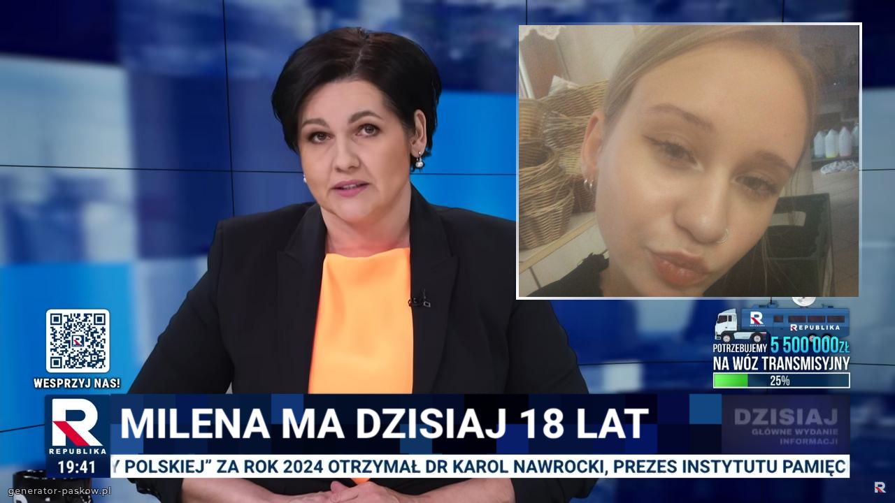 Milena ma dzisiaj 18 lat