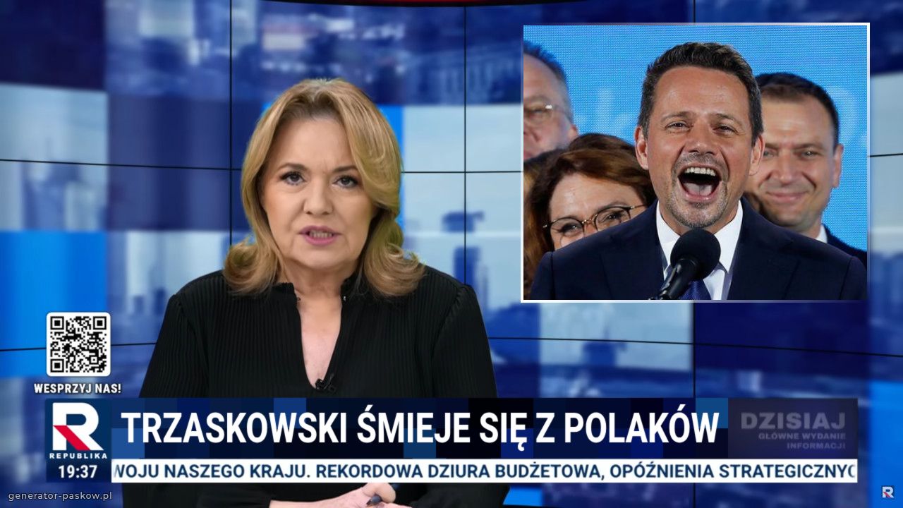 Trzaskowski śmieje się z polaków