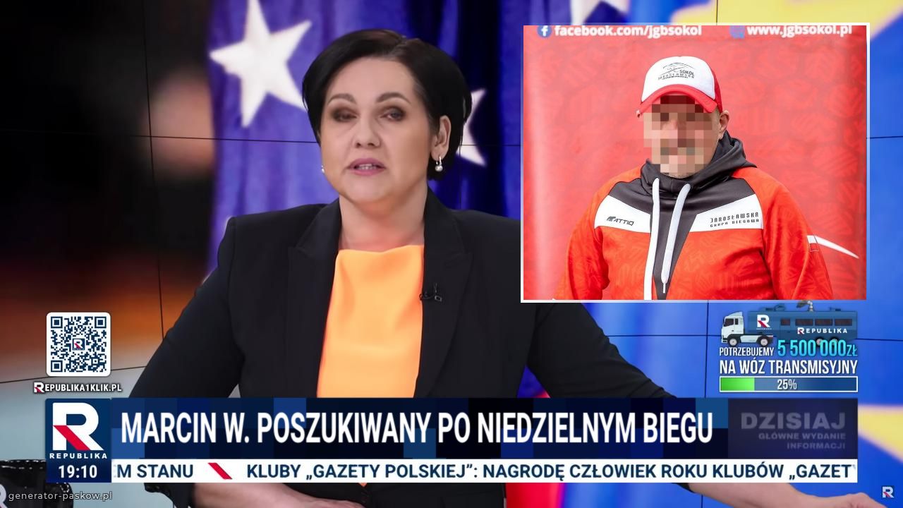 Marcin w. Poszukiwany po niedzielnym biegu 