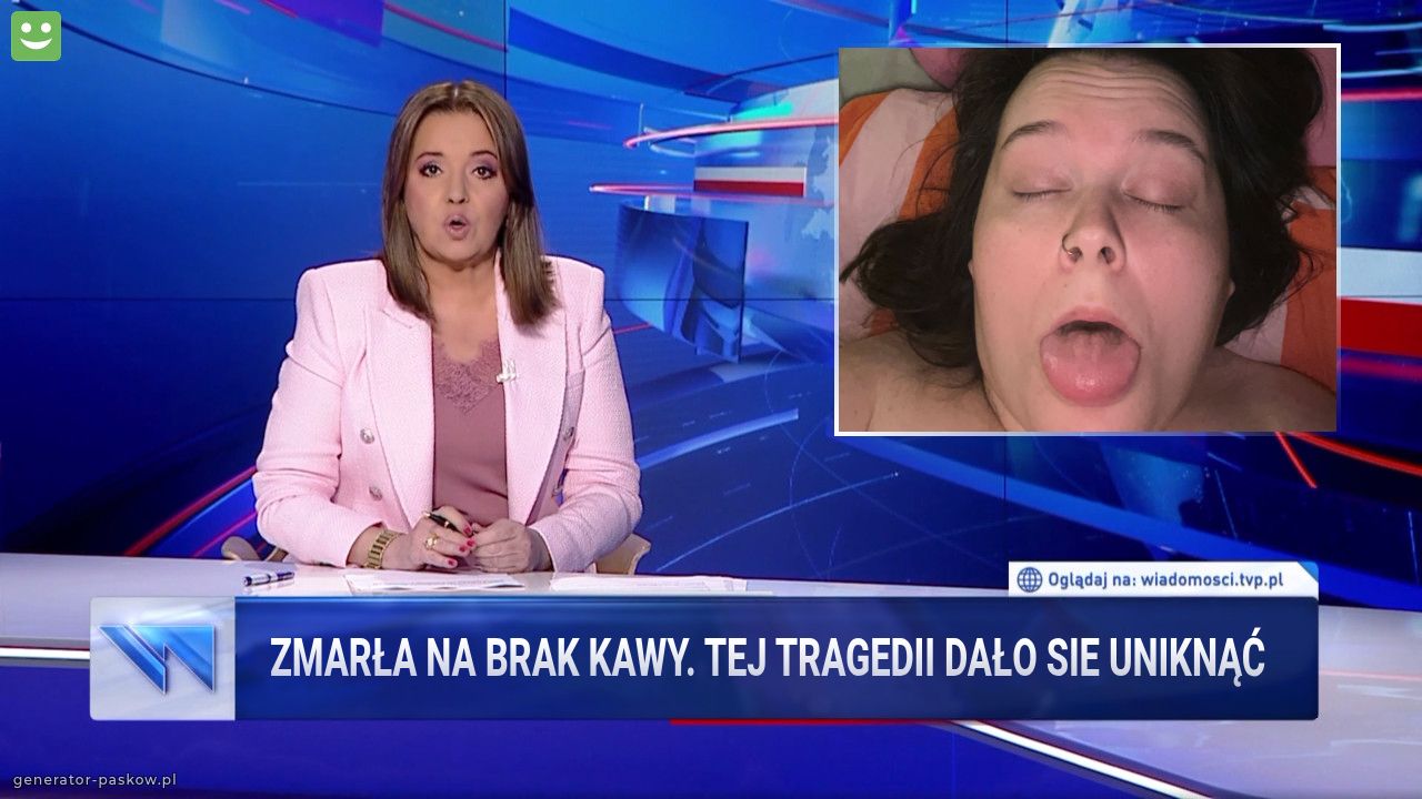 Zmarła na brak kawy. Tej tragedii dało sie uniknąć