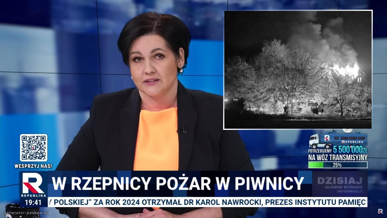 W rzepnicy pożar w piwnicy 