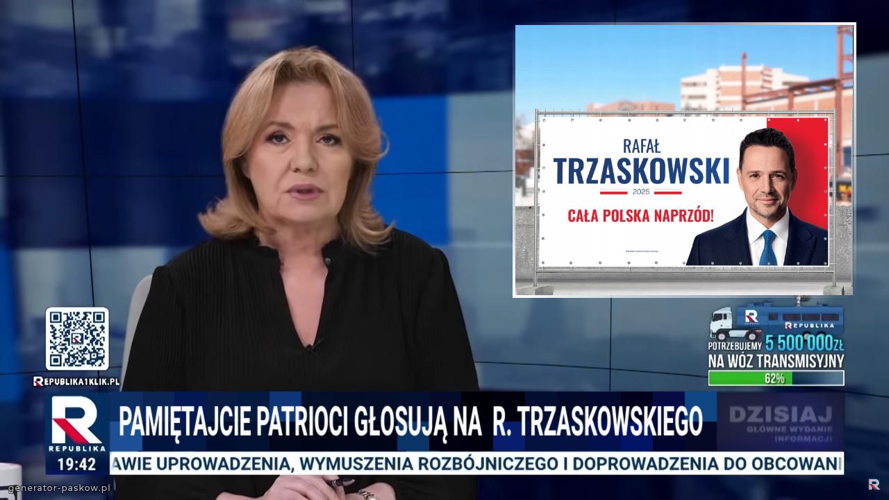 Pamiętajcie patrioci głosują Na  r. Trzaskowskiego 