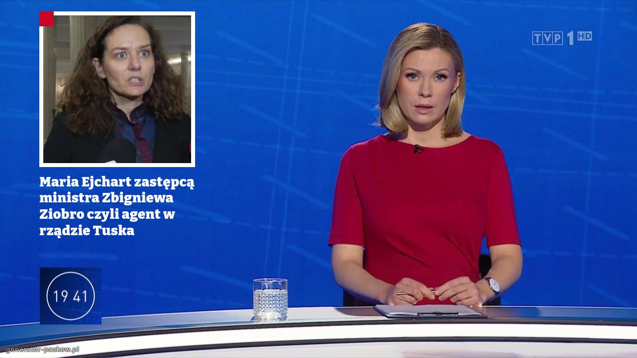 Maria Ejchart zastępcą ministra Zbigniewa Ziobro czyli agent w rządzie Tuska