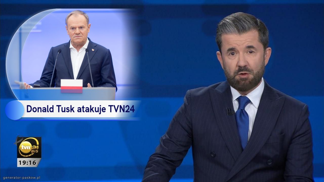 Donald Tusk atakuje TVN24