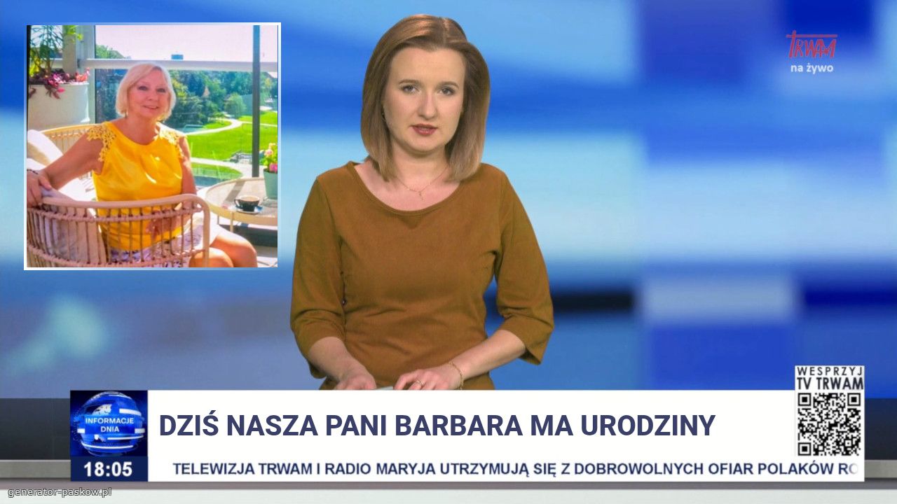 dZIŚ NASZA PANI BARBARA MA URODZINY
