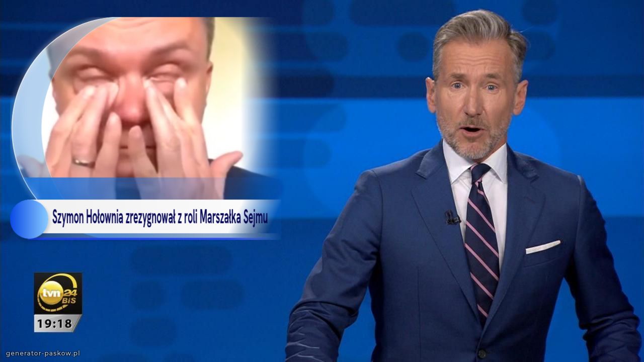 Szymon Hołownia zrezygnował z roli Marszałka Sejmu