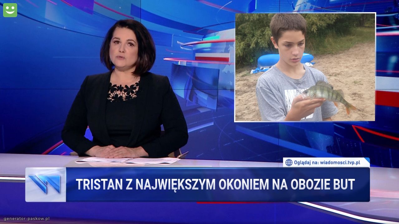 Tristan z największym okoniem na obozie BUT