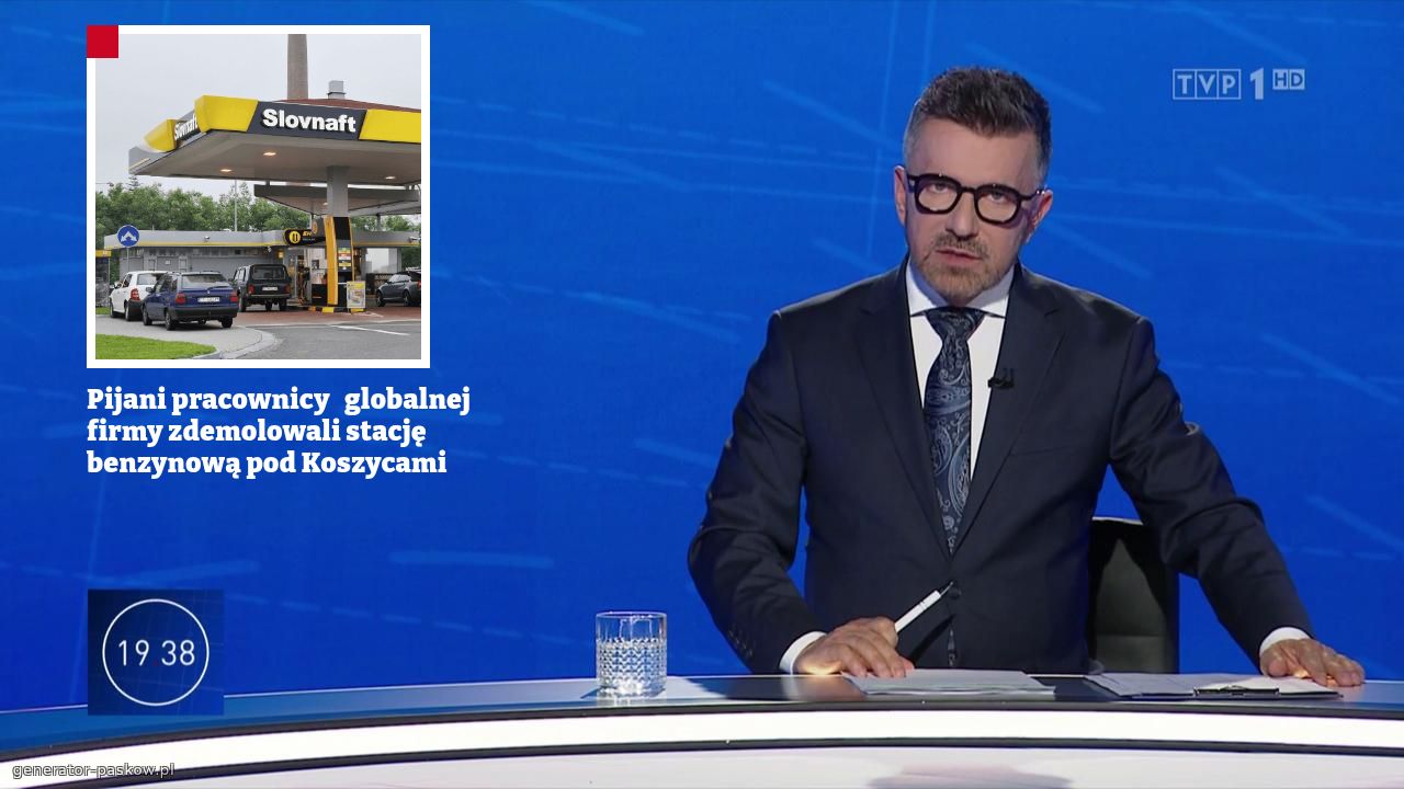 Pijani pracownicy   globalnej   firmy zdemolowali stację benzynową pod Koszycami
