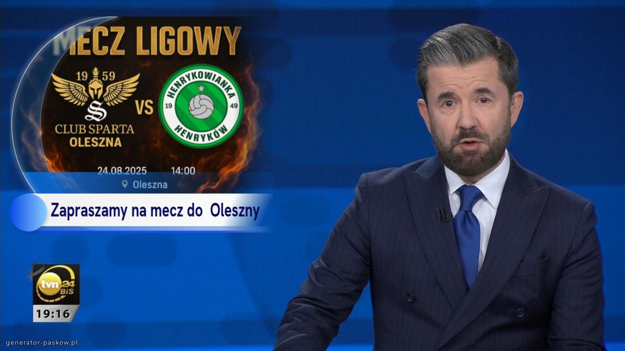 Zapraszamy na mecz do  Oleszny