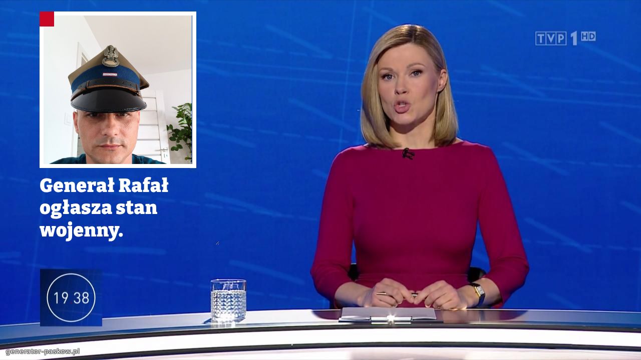 Generał Rafał ogłasza stan wojenny.