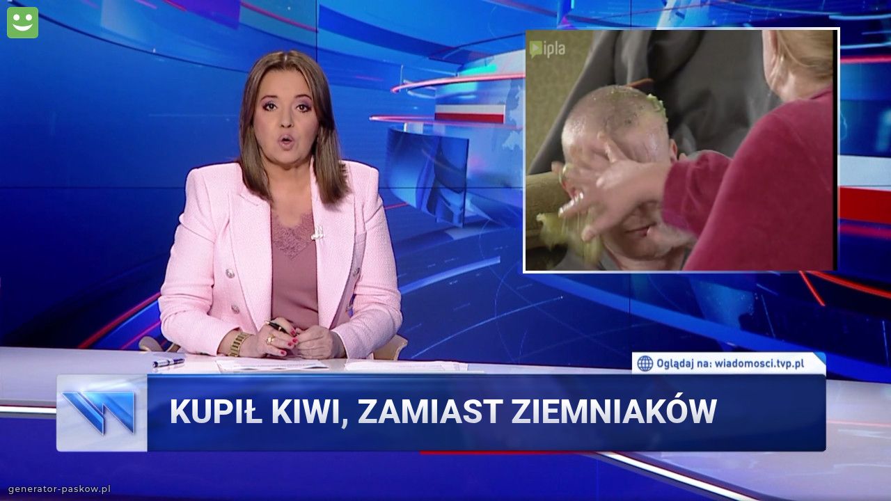 Kupił kiwi, zamiast ziemniaków
