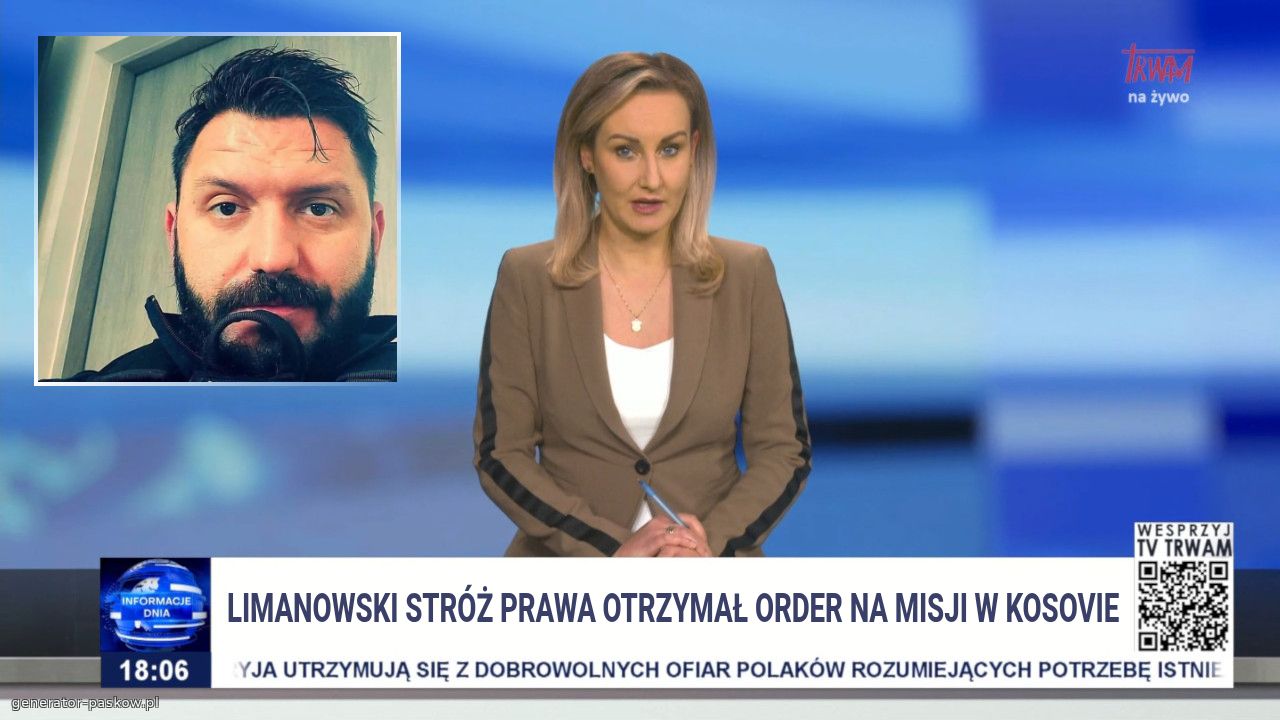 Limanowski stróż prawa otrzymał order na misji w kosovie