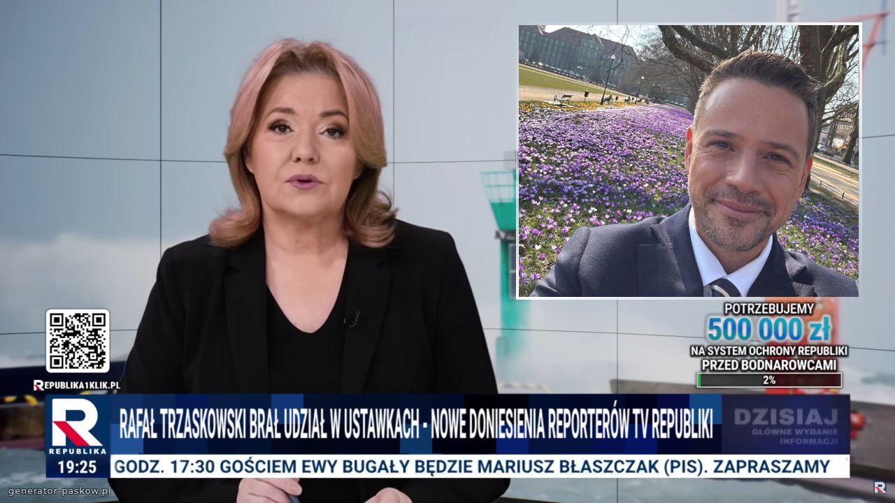 RAFAŁ TRZASKOWSKI BRAŁ UDZIAŁ W USTAWKACH - NOWE DONIESIENIA REPORTERÓW TV REPUBLIKI