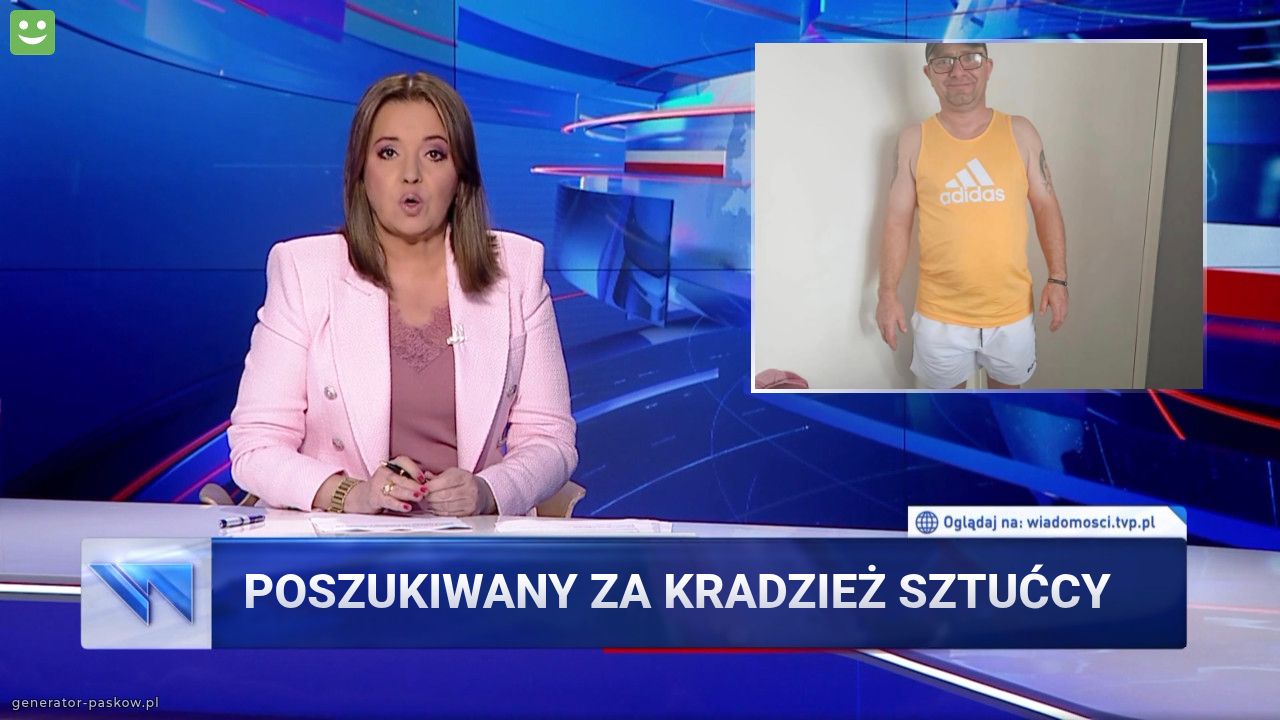 Poszukiwany za kradzież sztućcy