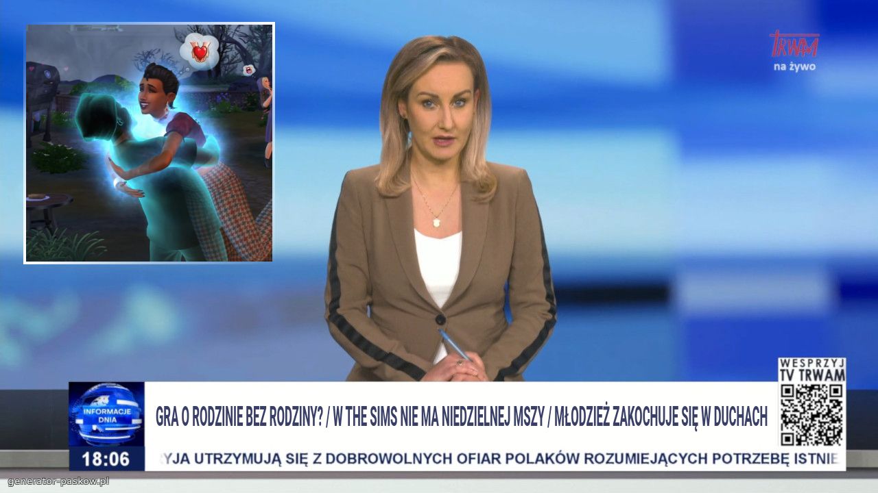 GRA O RODZINIE BEZ RODZINY? / W THE SIMS NIE MA NIEDZIELNEJ MSZY / MŁODZIEŻ ZAKOCHUJE SIĘ W DUCHACH