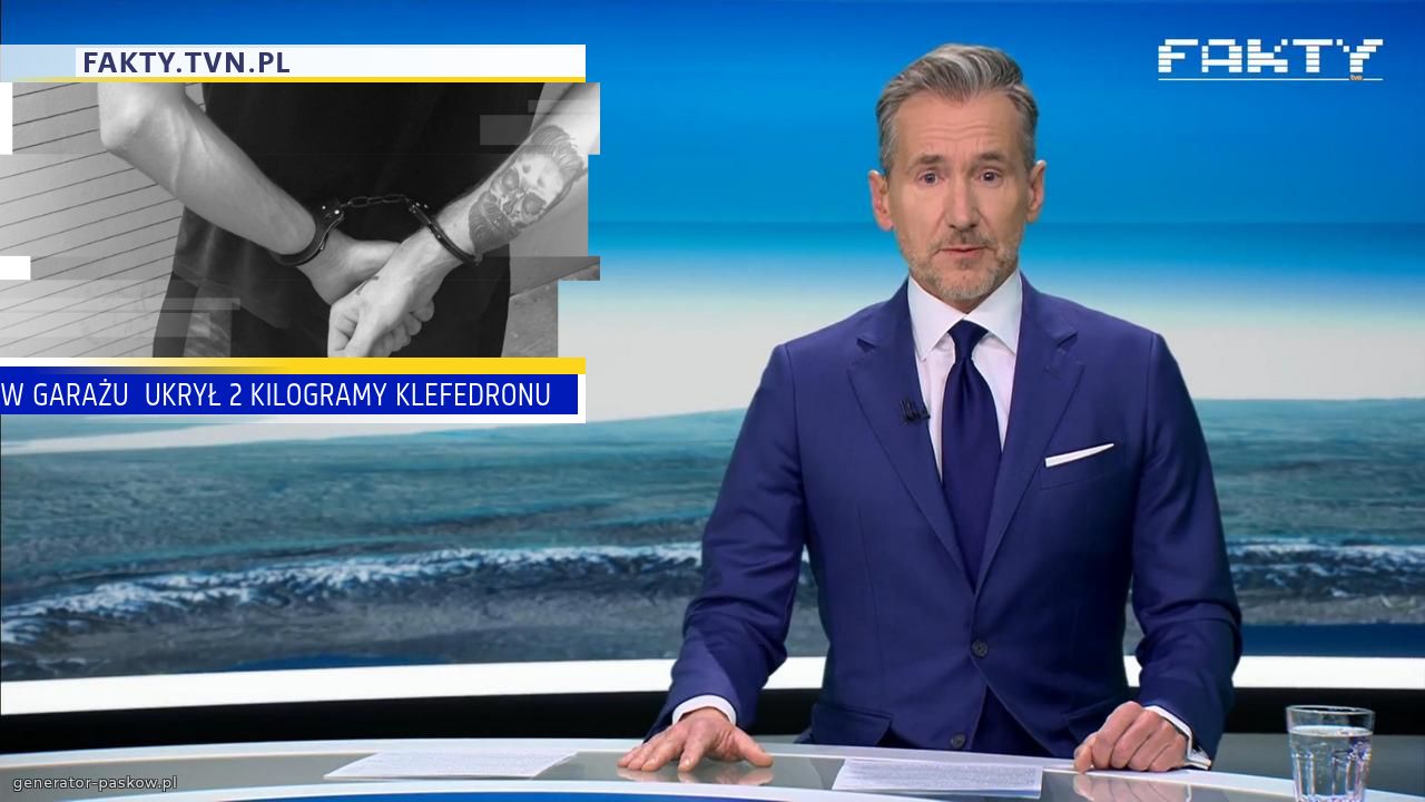 W GARAŻU  UKRYŁ 2 KILOGRAMY KLEFEDRONU  