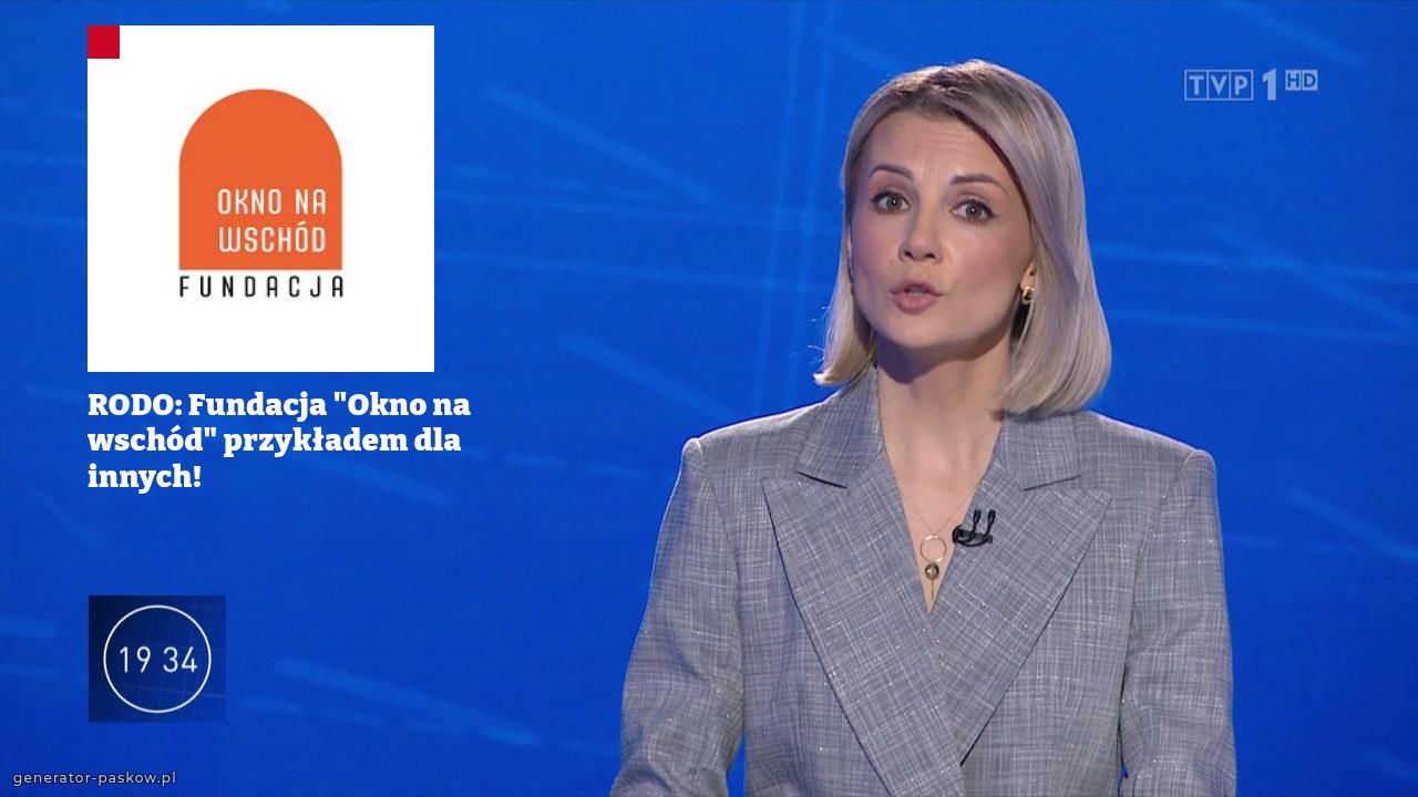 RODO: Fundacja "Okno na wschód" przykładem dla innych!