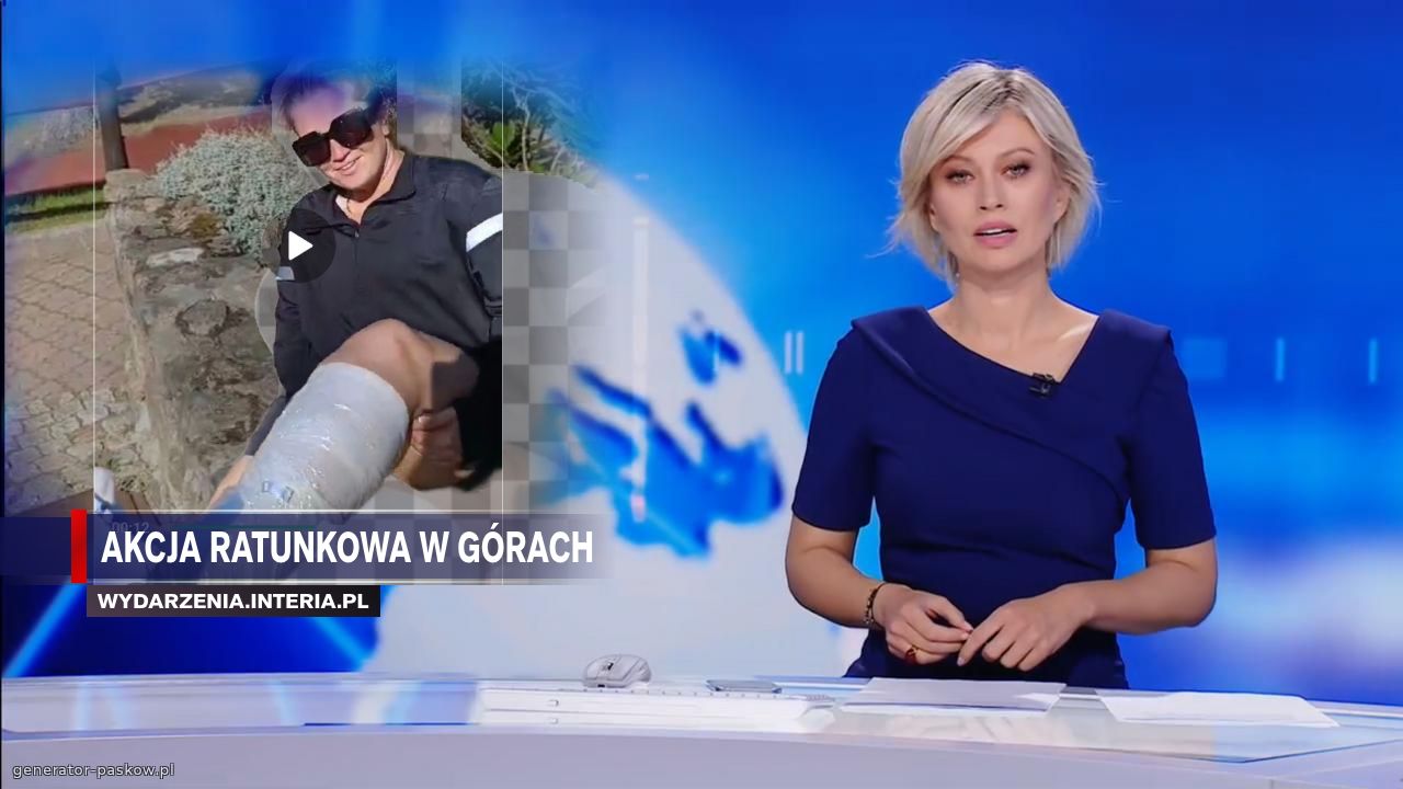 Akcja ratunkowa w górach 