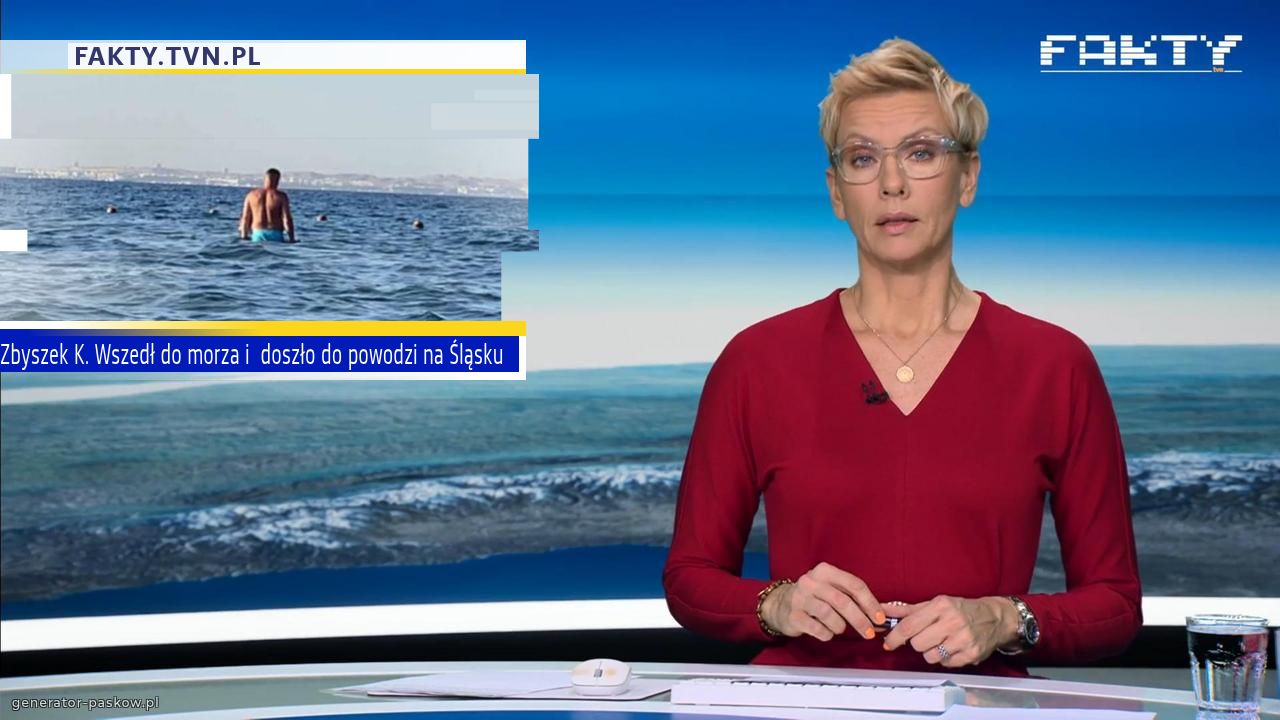 Zbyszek K. Wszedł do morza i  doszło do powodzi na Śląsku 