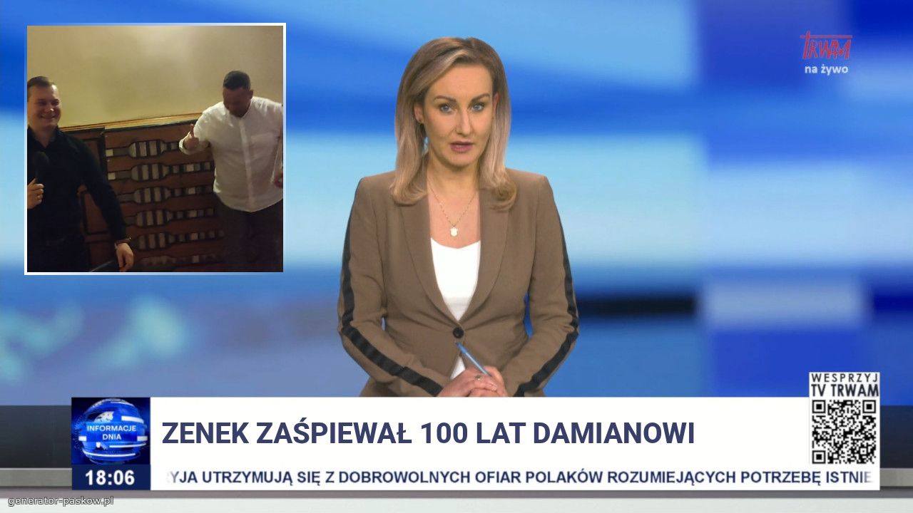 Zenek zaśpiewał 100 lat damianowi