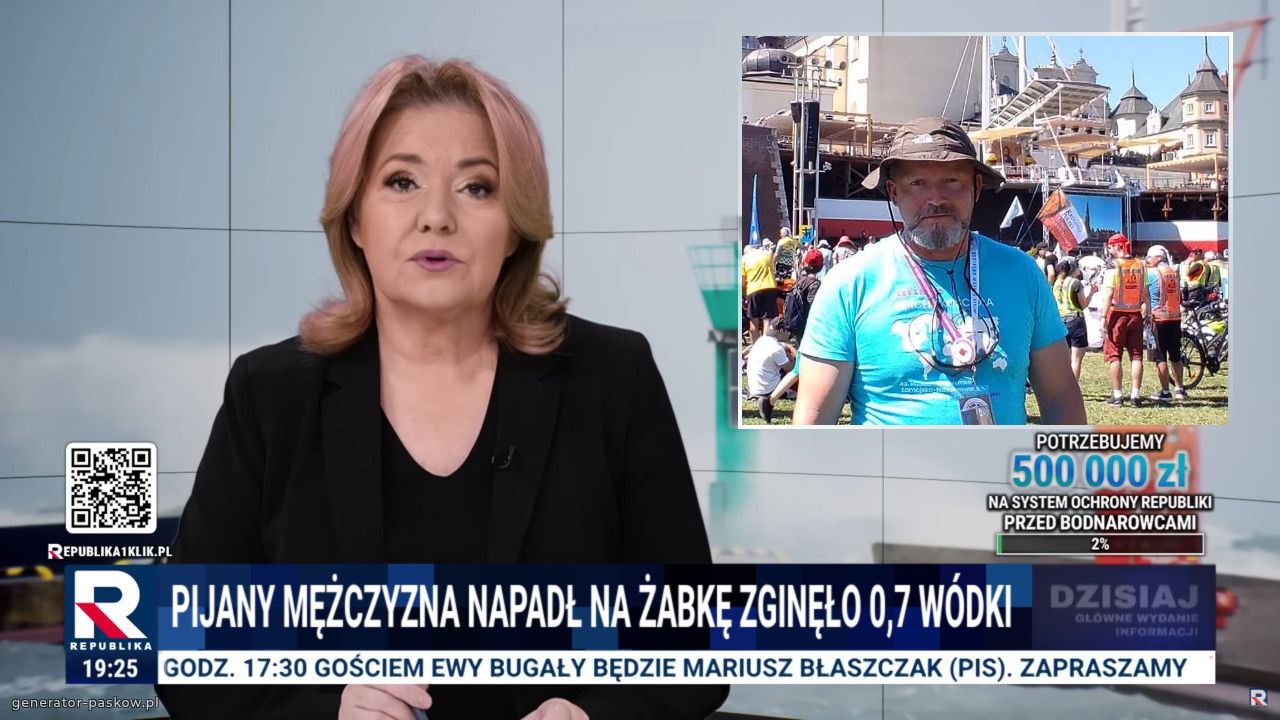 Pijany mężczyzna napadł na żabkę zginęło 0,7 wódki 