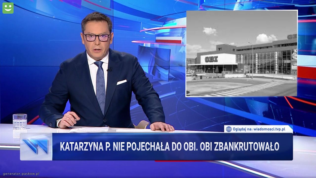 Katarzyna P. Nie pojechała do Obi. Obi zbankrutowało 