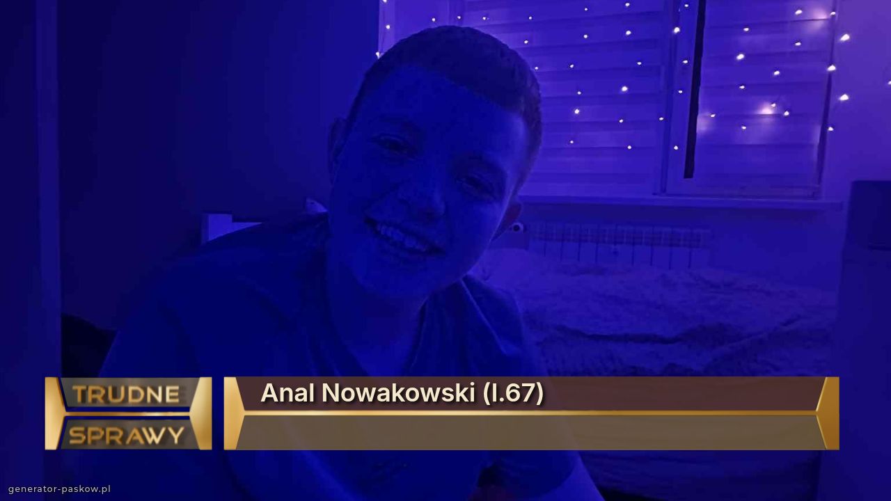 Anal Nowakowski (l.67)

