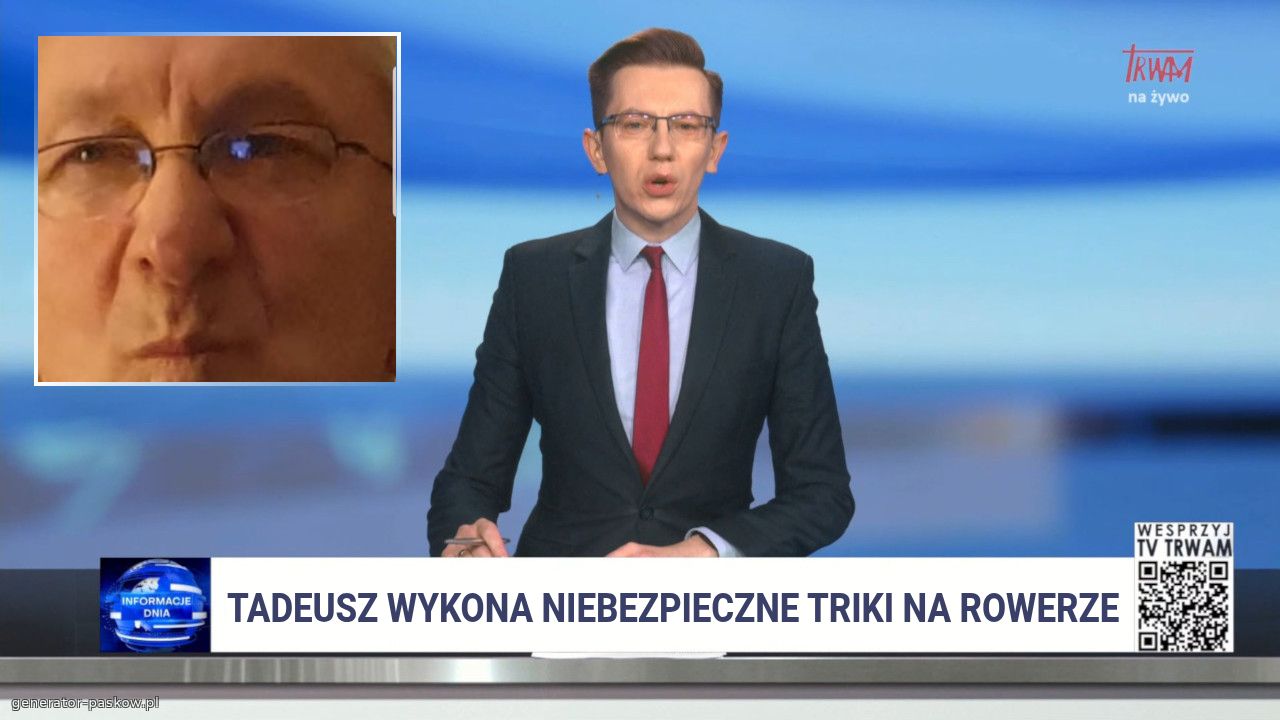 TADEUSZ WYKONA NIEBEZPIECZNE TRIKI NA ROWERZE