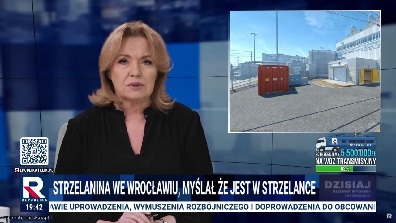 Strzelanina we Wrocławiu, myślał że jest w strzelance