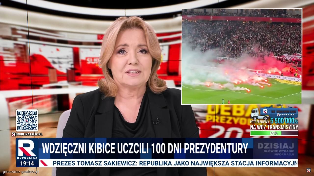 Wdzięczni kibice uczcili 100 dni prezydentury 