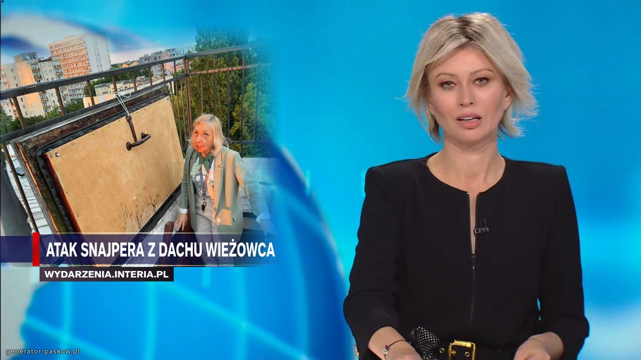 atak snajpera z dachu wieżowca