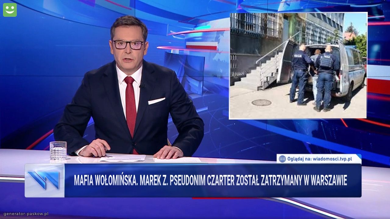 Mafia wołomińska. marek z. pseudonim Czarter został zatrzymany w Warszawie