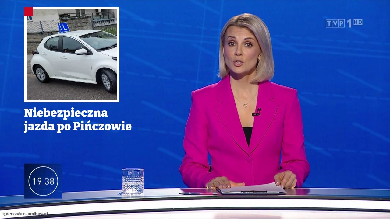 Niebezpieczna jazda po Pińczowie 