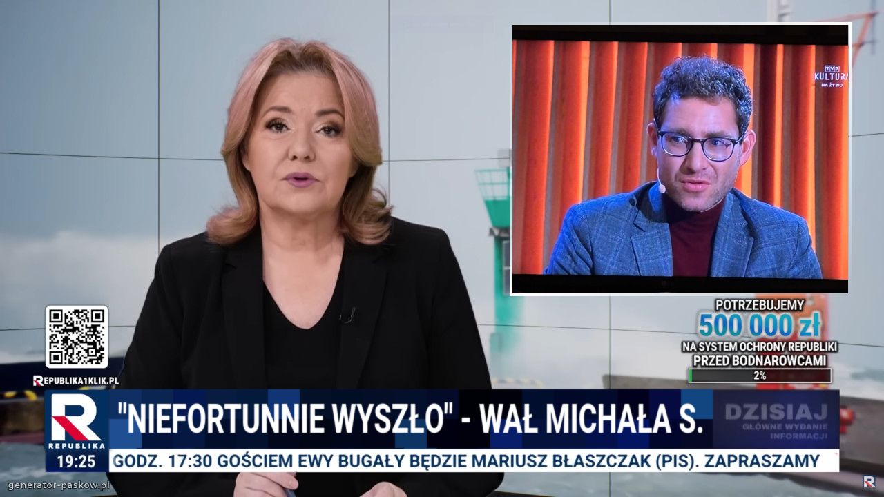 "Niefortunnie wyszło" - wał michała S.