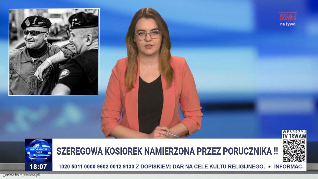 Szeregowa Kosiorek namierzona przez porucznika !!