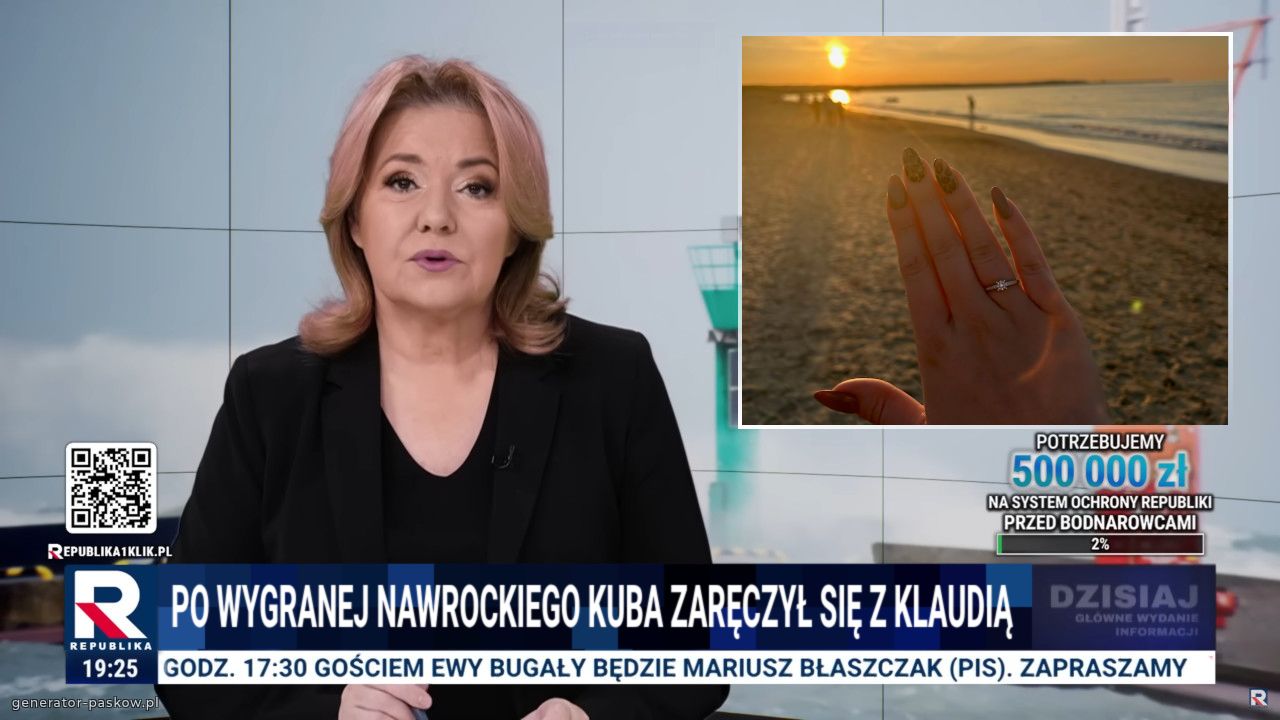 Po Wygranej Nawrockiego Kuba zaręczył się z Klaudią 