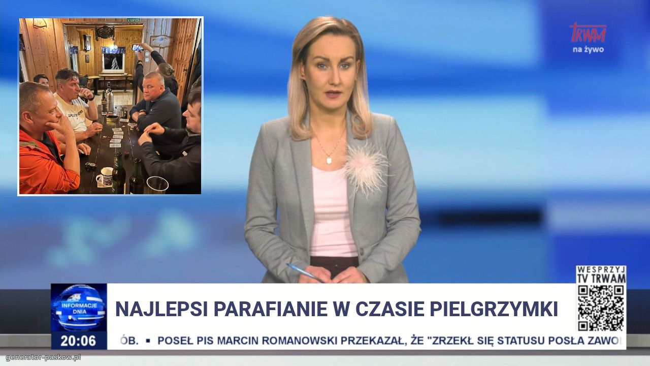 Najlepsi parafianie w czasie pielgrzymki