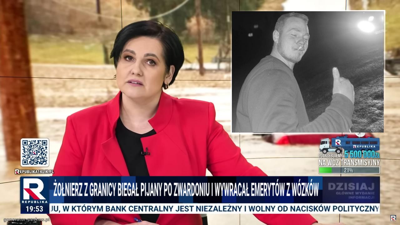 Żołnierz z granicy biegał pijany po zwardoniu i wywracał emerytów z wózków