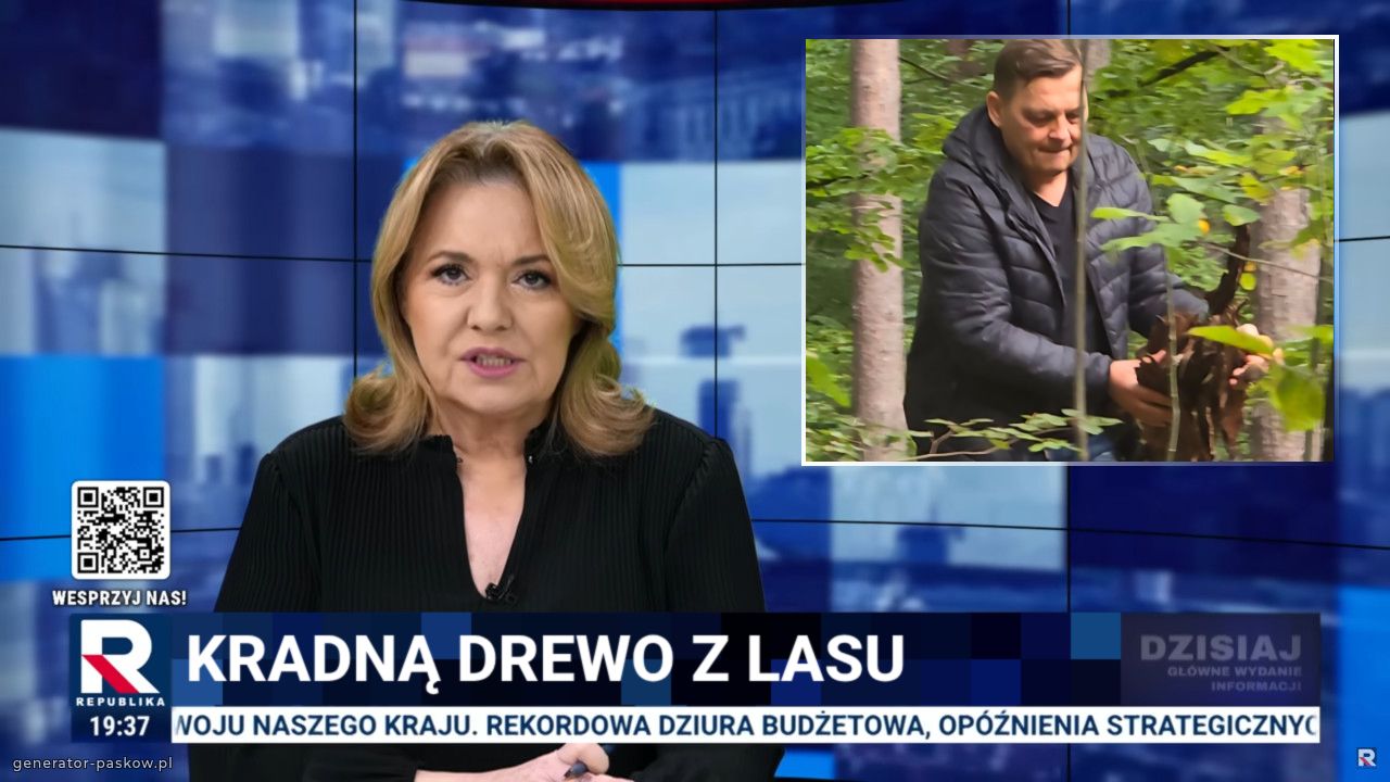 Kradną drewo z lasu