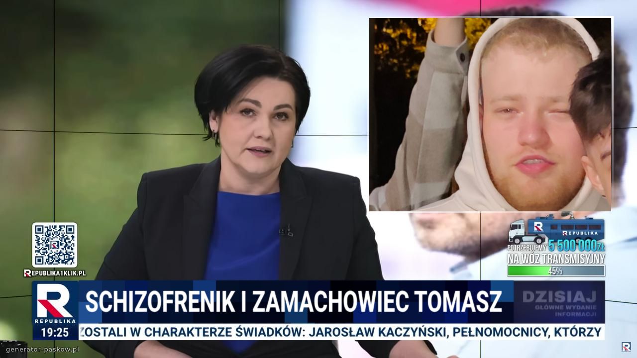 Schizofrenik i zamachowiec Tomasz 